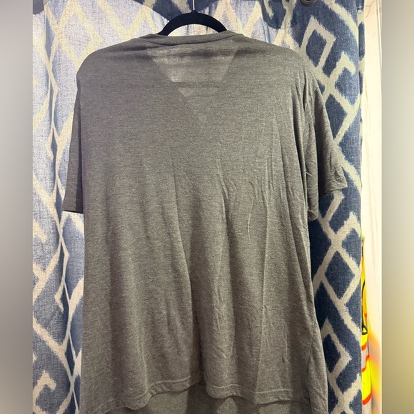 SHEIN Curve XL Gray Tie Up Tshirt - Picture 2 of 4